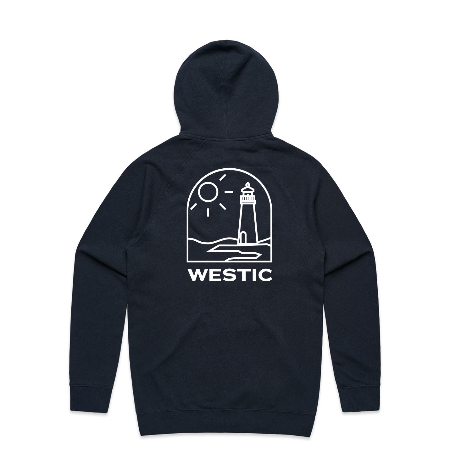 Westic Lighthouse Zip Hoodie (Unisex)